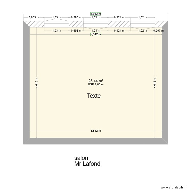 lafond . Plan de 0 pièce et 0 m2