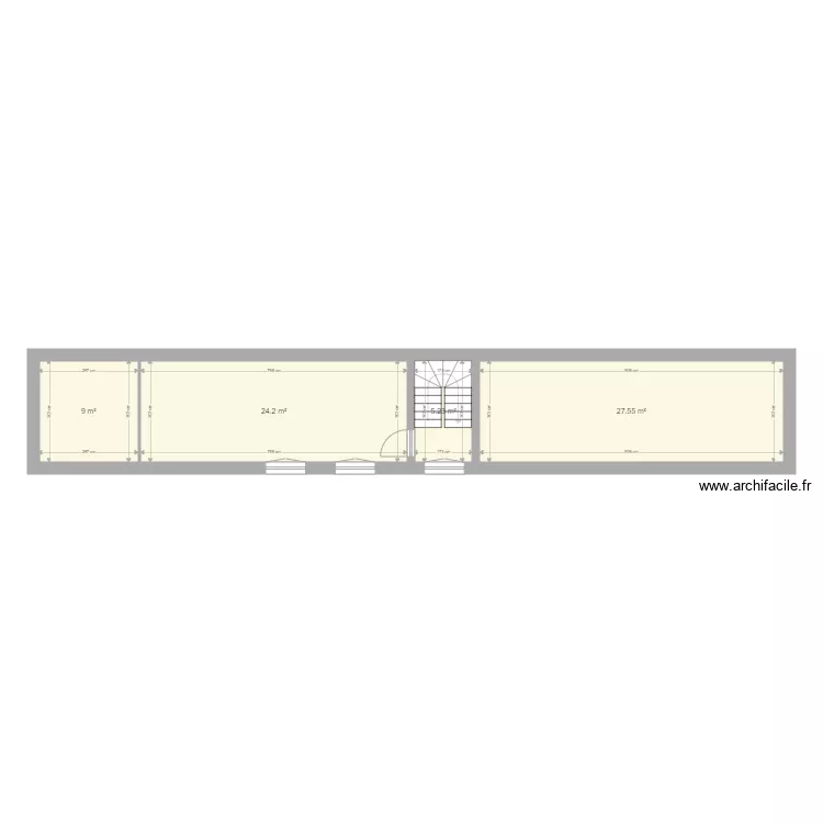 SONIA ETAGE. Plan de 