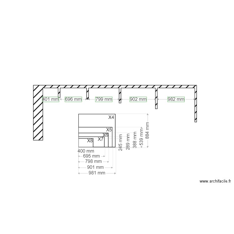 plan étagères vitry. Plan de 0 pièce et 0 m2