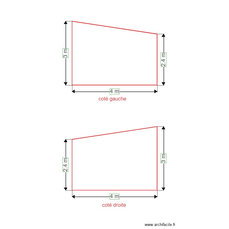 garage coté. Plan de 0 pièce et 0 m2