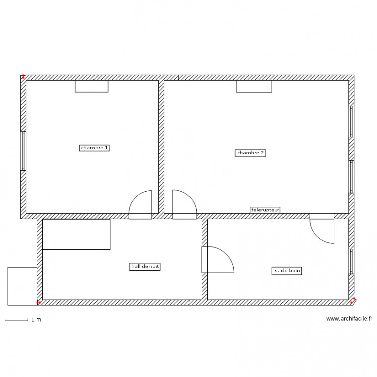 vincent etage 1. Plan de 0 pièce et 0 m2