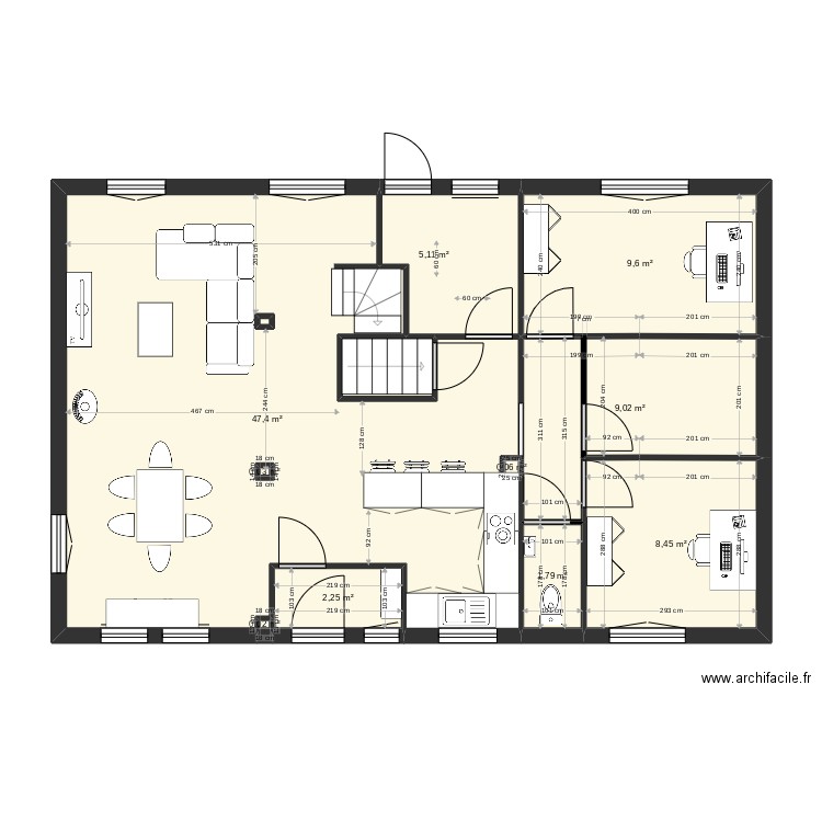 maison clara rudy rez de chaussée plan 2. Plan de 0 pièce et 0 m2