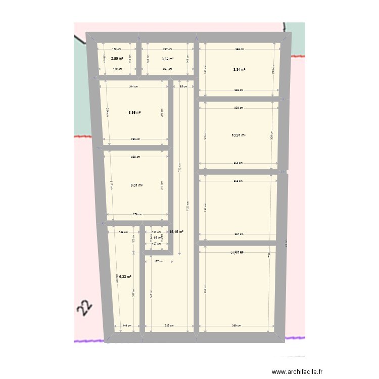 PLANTA REMOLINOS RAMON Y CAJAL. Plan de 0 pièce et 0 m2