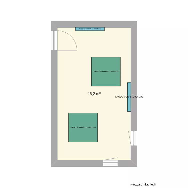 BUREAU 208 - DSDEN. Plan de 