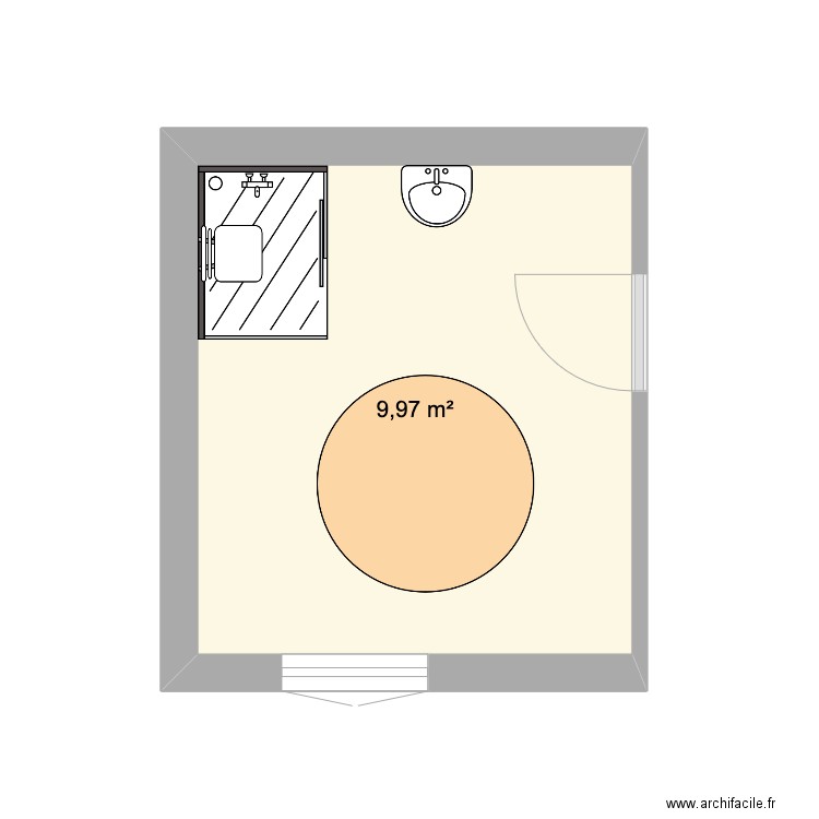 SDB CHOMEL. Plan de 0 pièce et 0 m2