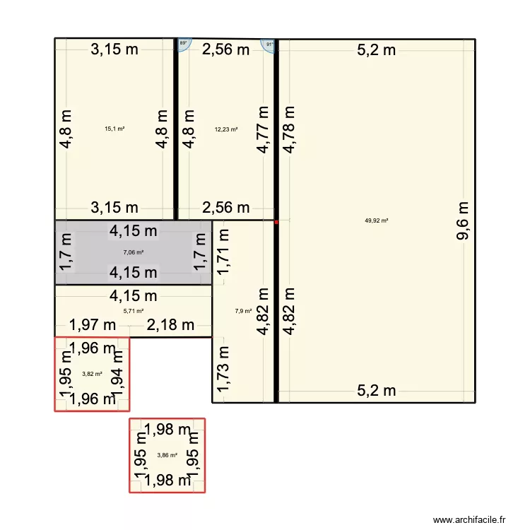 Plan Bostau. Plan de 