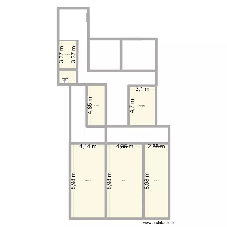 GCI Appart. Plan de 7 et 137 m² GCI Appart. Plan de 7 et 137 m²