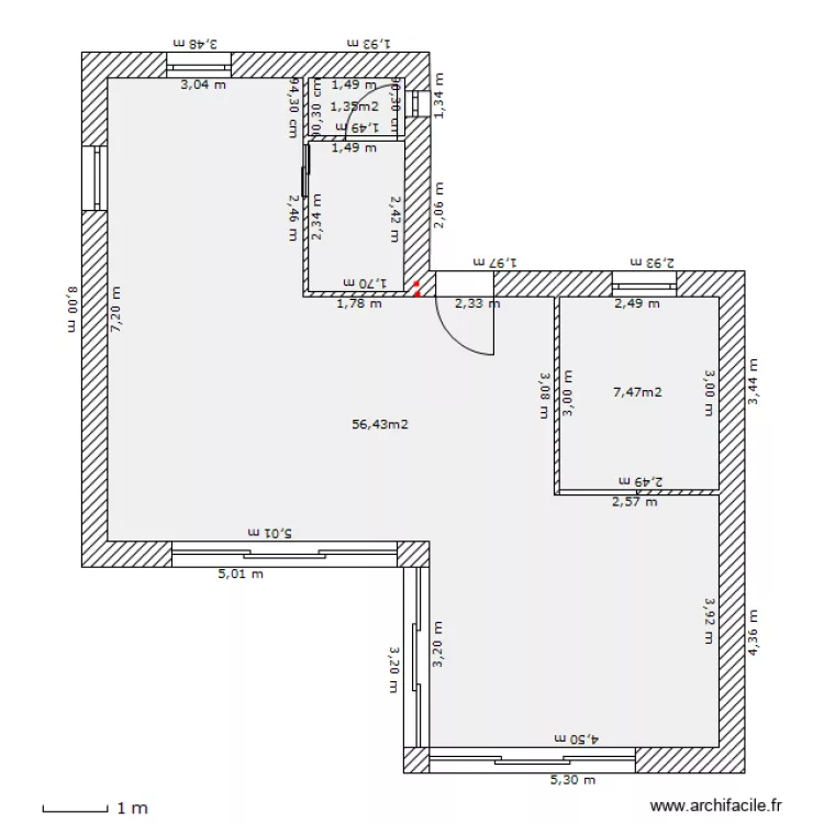 Maison Laroque. Plan de Maison Laroque. Plan de