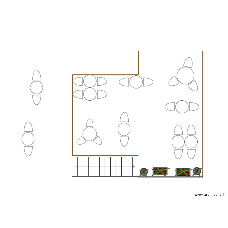 terrasse aménagement 1. Plan de 0 pièce et 0 m2