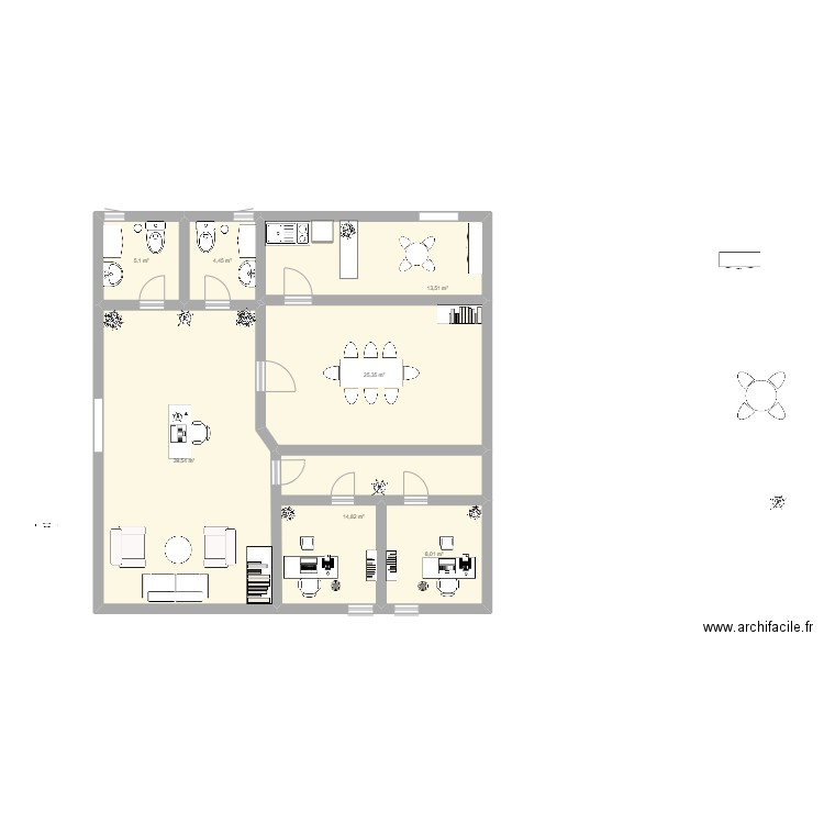 plano de mi oficina genesis m. Plan de 0 pièce et 0 m2