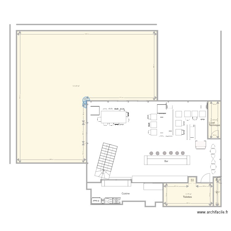 Terrasse Pergola. Plan de 0 pièce et 0 m2