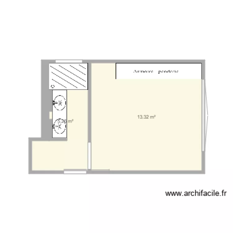 salle de bain. Plan de salle de bain. Plan de