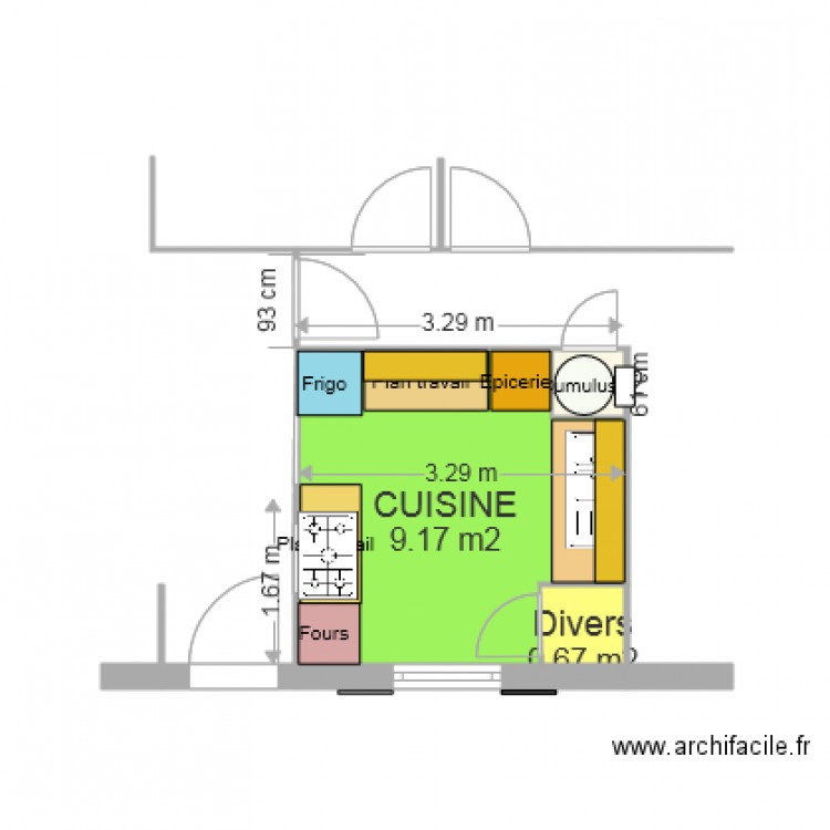 CUISINE RENOVEE 2. Plan de 0 pièce et 0 m2