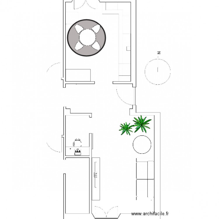 palide. Plan de 0 pièce et 0 m2