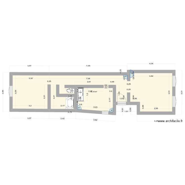 43 RAL REMPART. Plan de 0 pièce et 0 m2