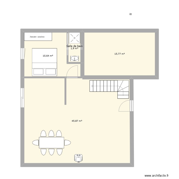 Plan 1 Maison Bréal. Plan de 0 pièce et 0 m2