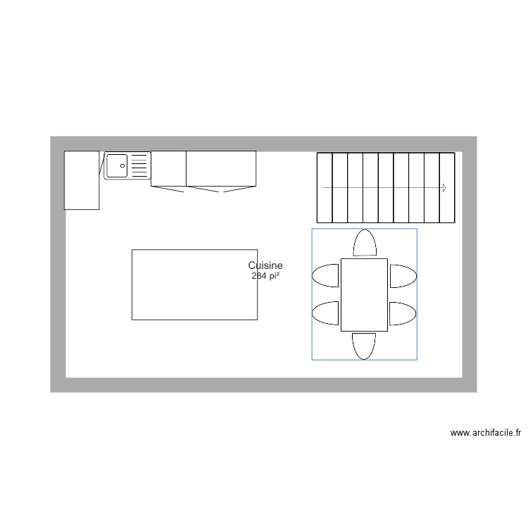 Cuisine. Plan de 0 pièce et 0 m2