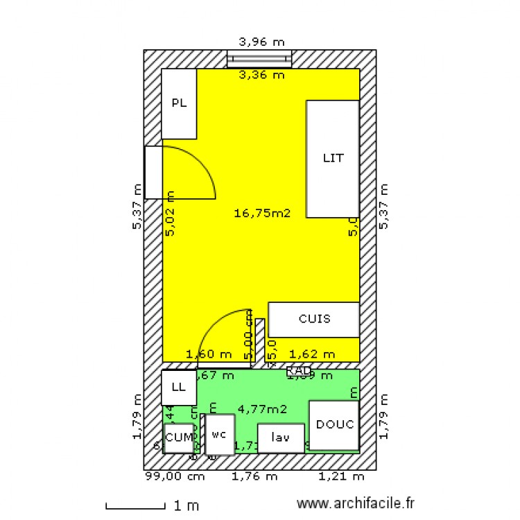 Plan. Plan de 0 pièce et 0 m2