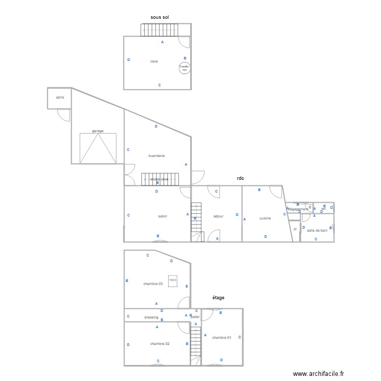 poitevineau PLB. Plan de 0 pièce et 0 m2