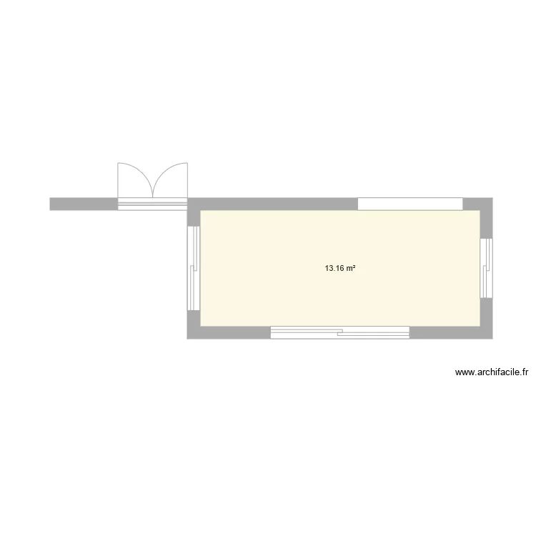 V&eacute;randa. Plan de 