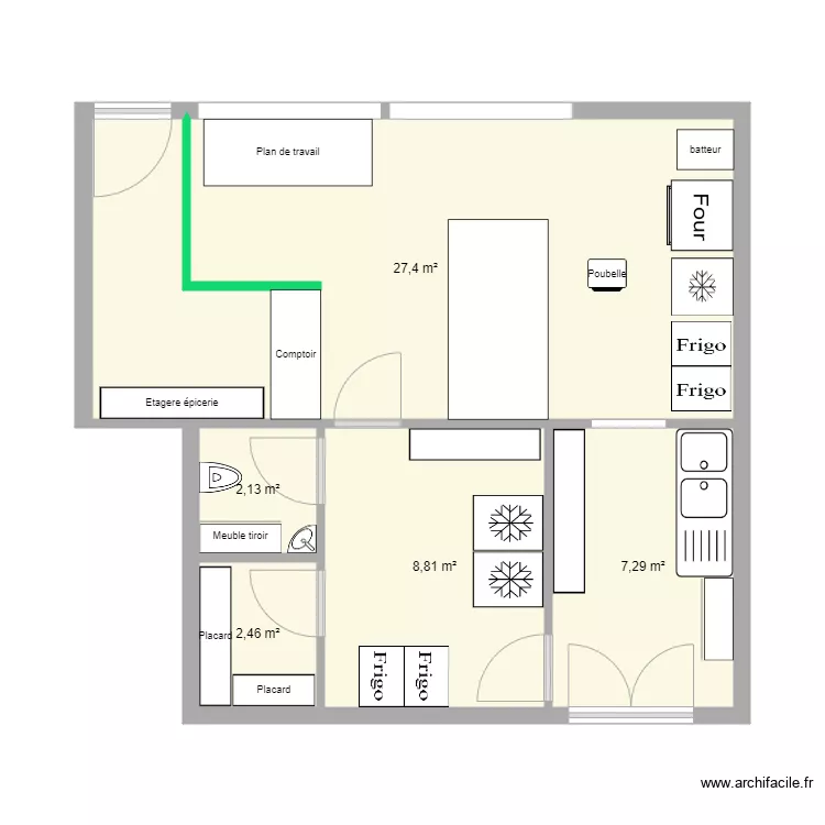 p&acirc;tisserie thibault. Plan de 