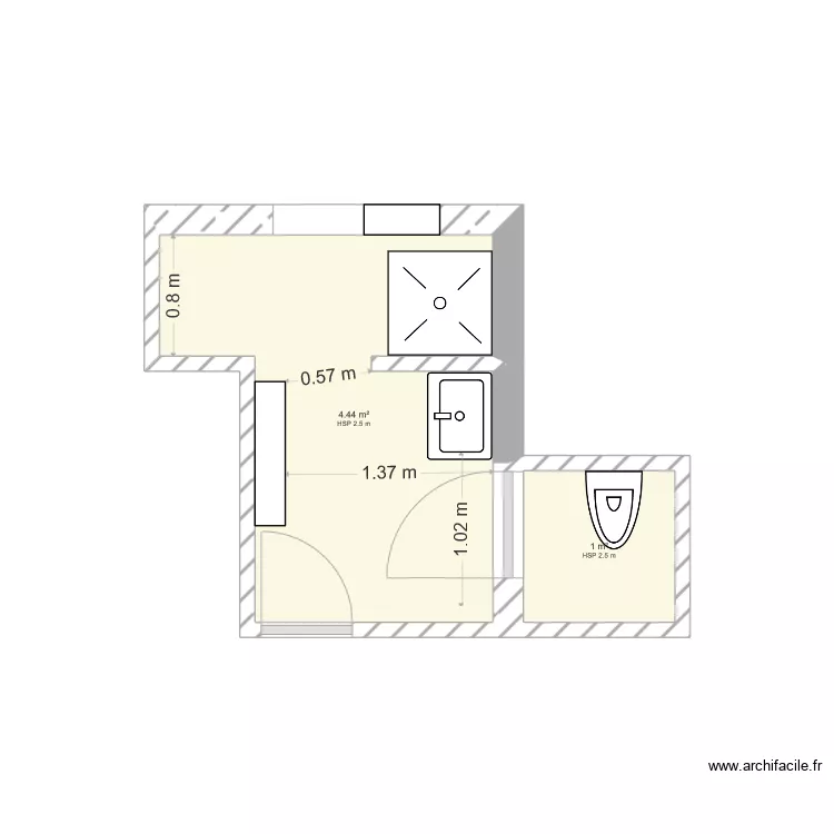 s de bain 4. Plan de 