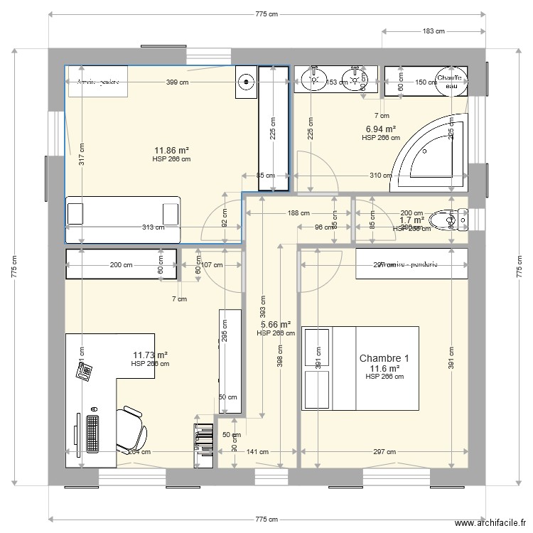 rognac1er. Plan de 0 pièce et 0 m2