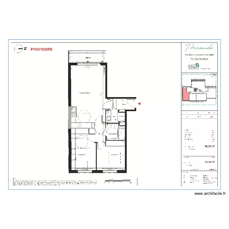Promenade Pilet. Plan de Promenade Pilet. Plan de