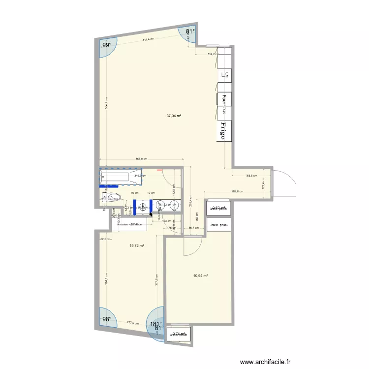 Cotentin 45. Plan de 
