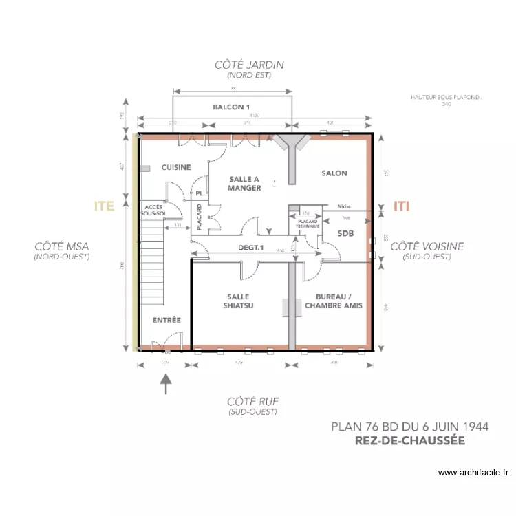 MaisonSeguin. Plan de 