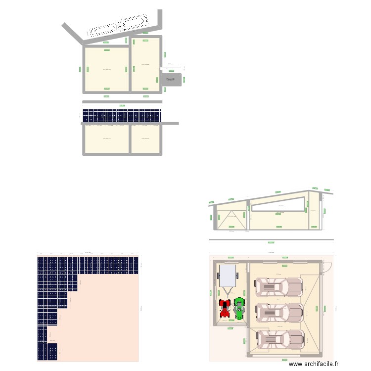 Garage définitf. Plan de 11 pièces et 192 m2