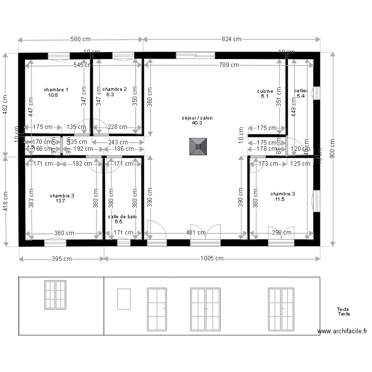 LAETI RDCH 12. Plan de 0 pièce et 0 m2