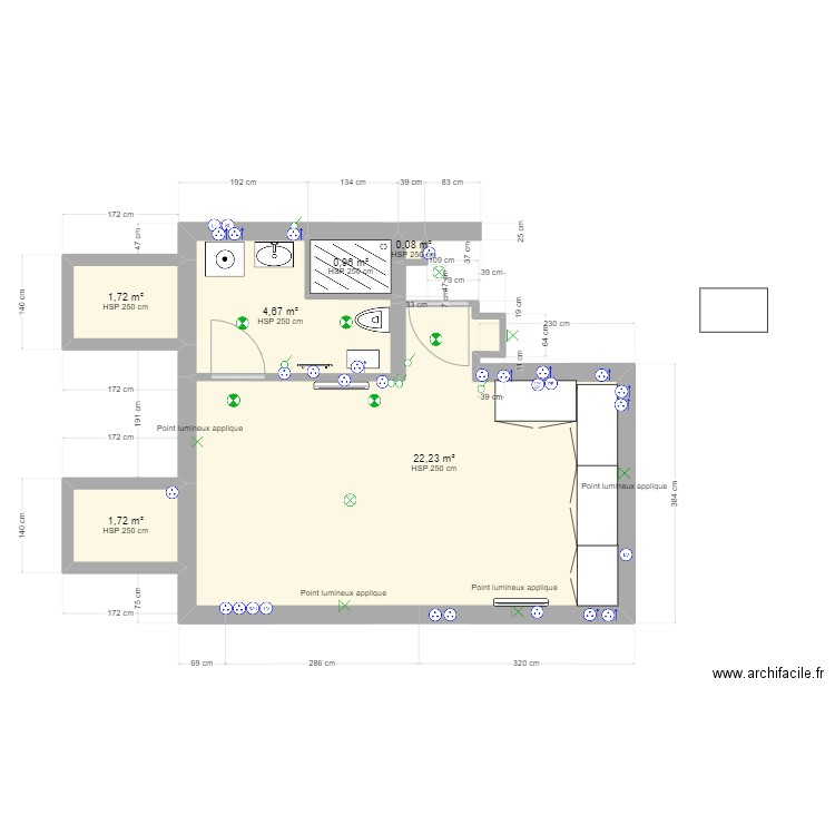 gambetta cuisine V2. Plan de 0 pièce et 0 m2