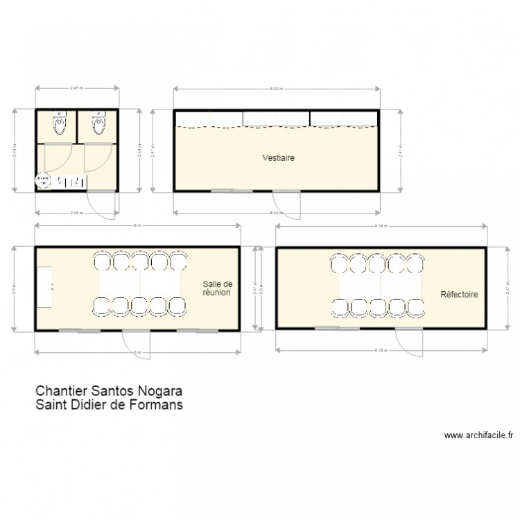 santos st didier de formans. Plan de 0 pièce et 0 m2