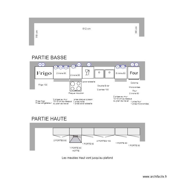 BATYAM CUISINE V1. Plan de 0 pièce et 0 m2