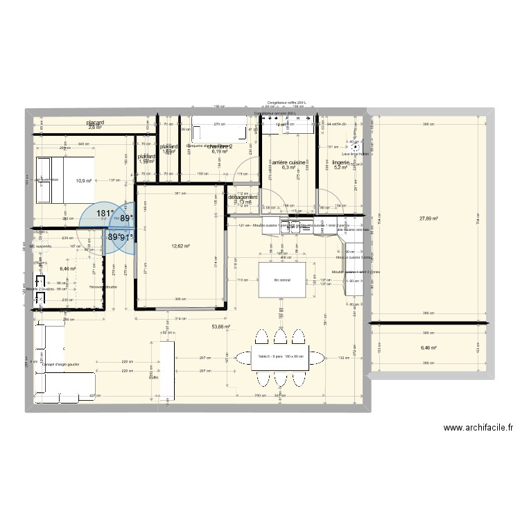 MAISON AVEC PATIO 1. Plan de 0 pièce et 0 m2