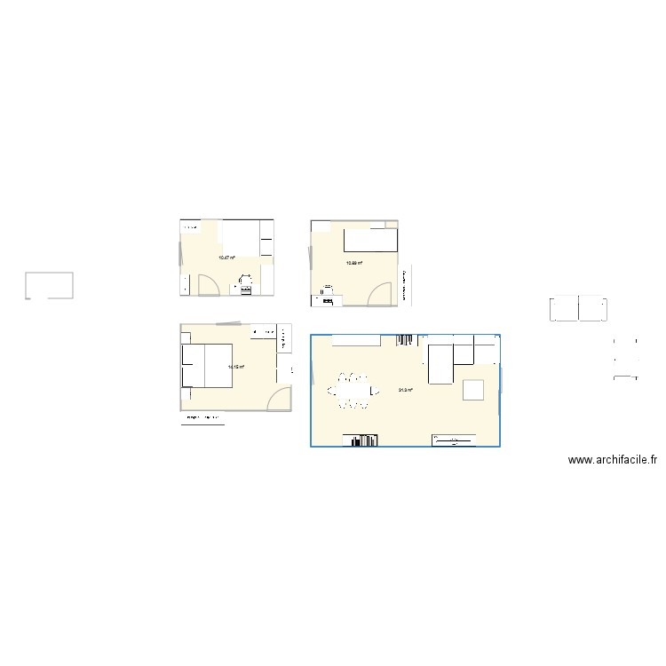 maison. Plan de 0 pièce et 0 m2