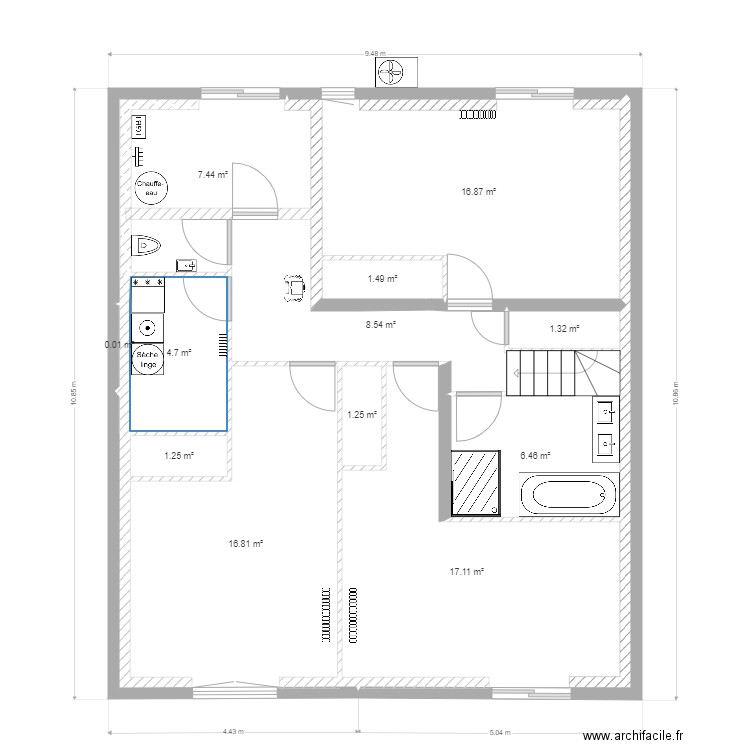 rdc Brem 8. Plan de 0 pièce et 0 m2