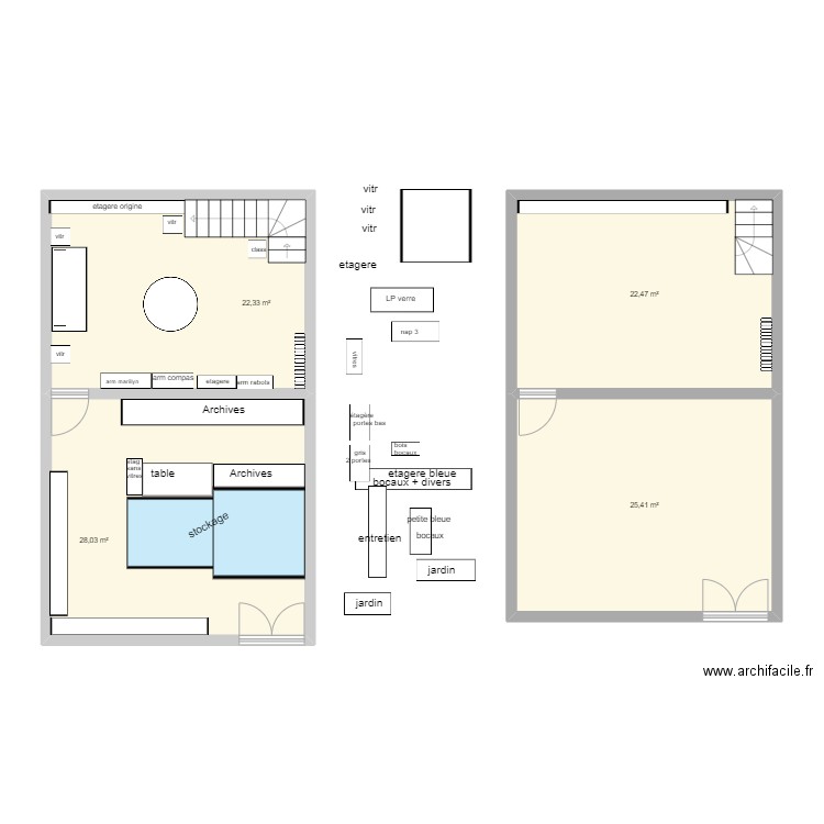 LE JARD Archives. Plan de 0 pièce et 0 m2