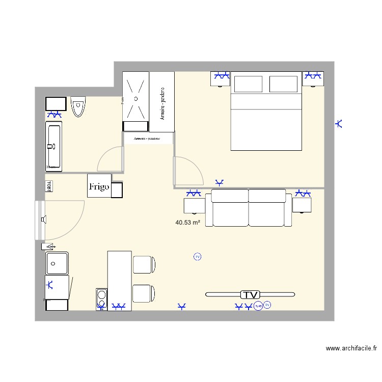 duque de sexto enchufes  1. Plan de 0 pièce et 0 m2