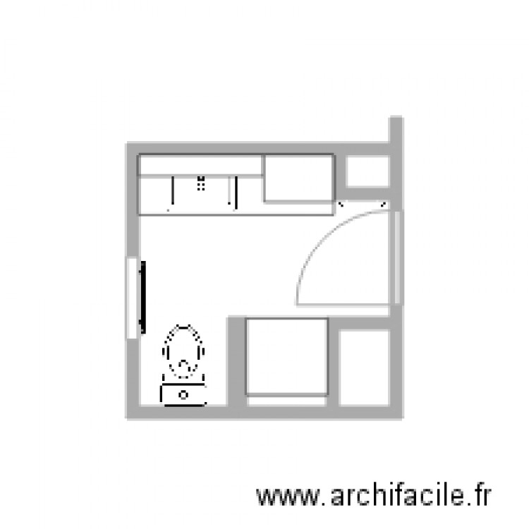 SB rcc. Plan de 0 pièce et 0 m2