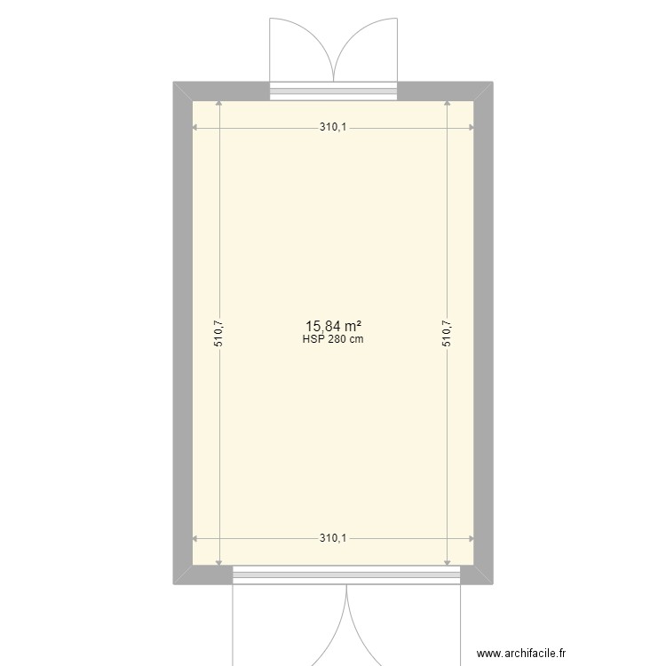 Garage Simple 11. Plan de 0 pièce et 0 m2