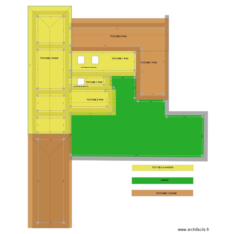 TOITURE VELUX 2. Plan de 0 pièce et 0 m2