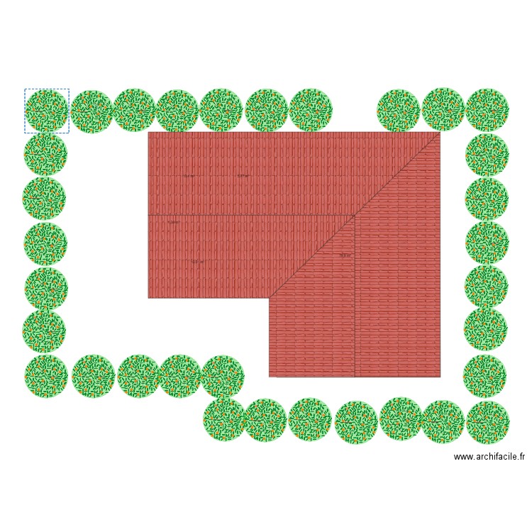 travaille . Plan de 5 pièces et 108 m2