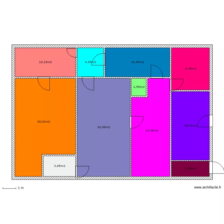 pavillon-sylvain. Plan de 