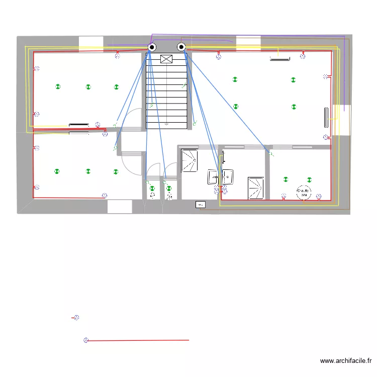 St Pé. Plan de St Pé. Plan de