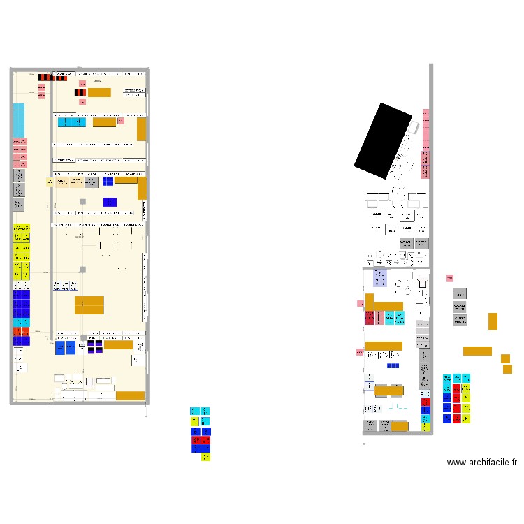 douville 2. Plan de 1 pièce et 328 m2