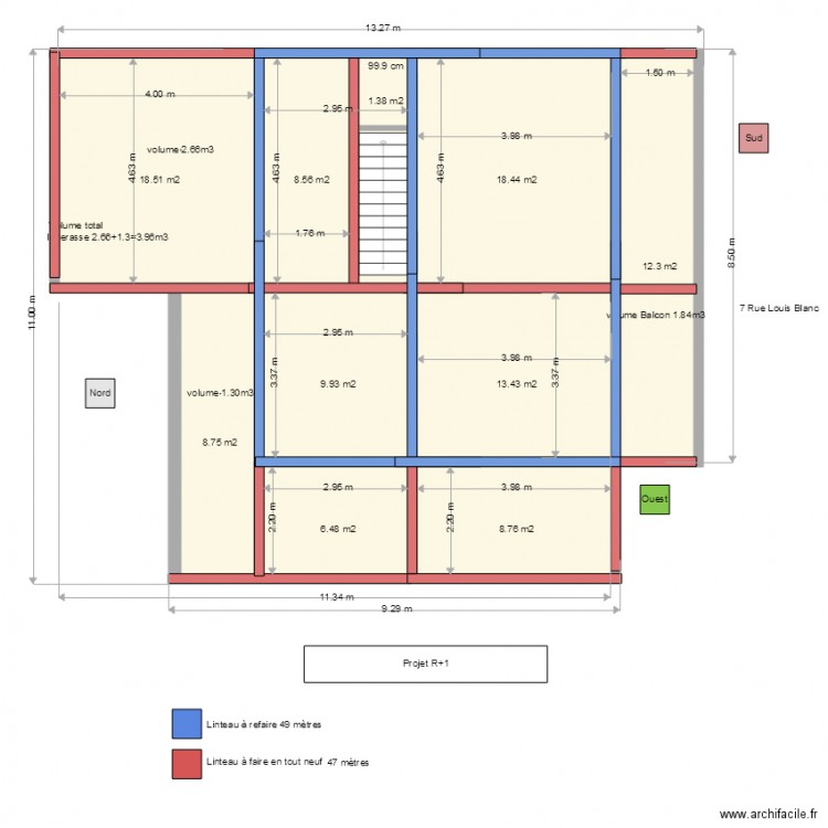 linteau à refaire et faire en tout neuf. Plan de 0 pièce et 0 m2