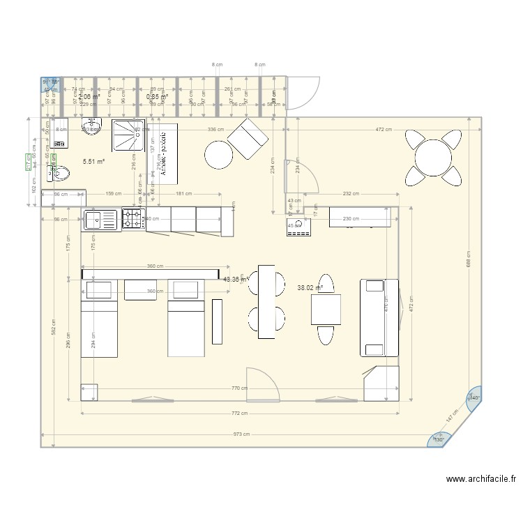 cabanon 2 . Plan de 0 pièce et 0 m2