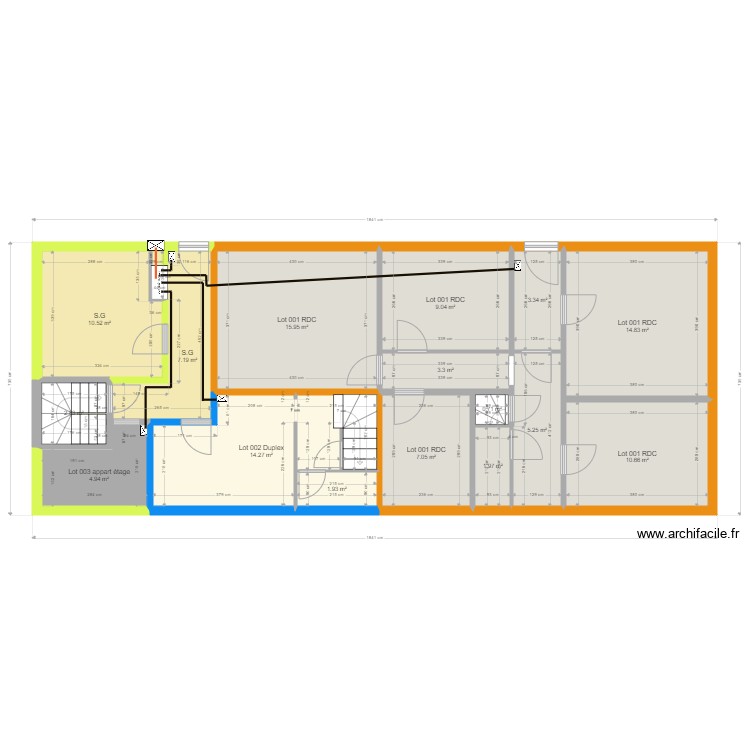 Guyot. Plan de 0 pièce et 0 m2